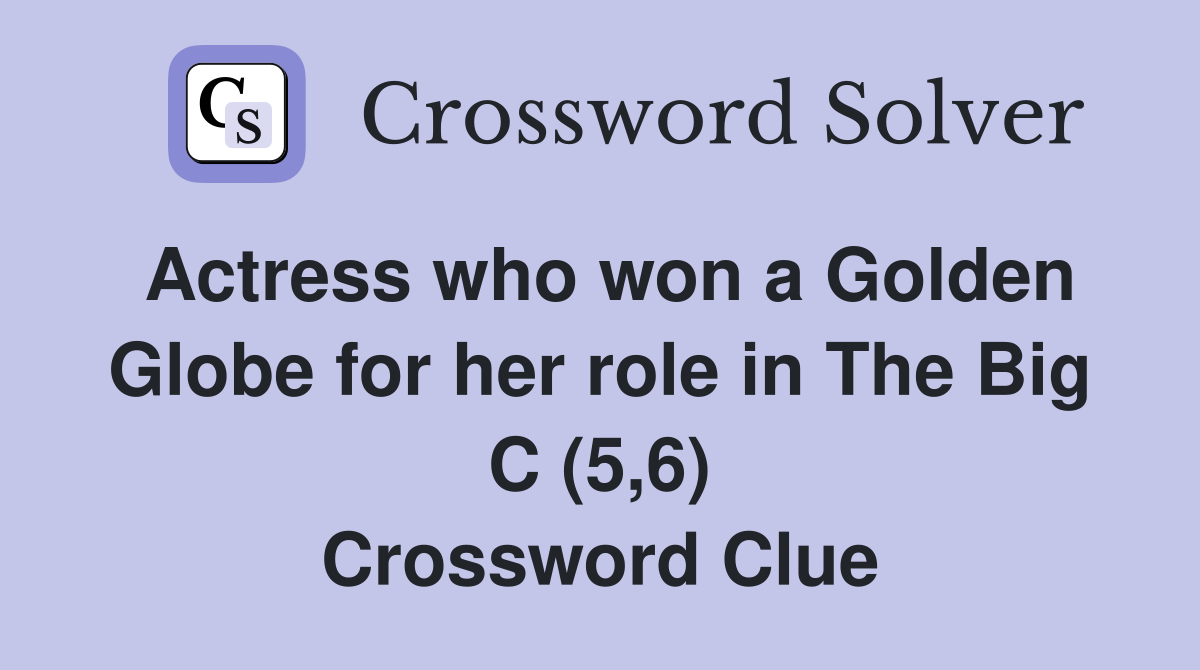 ACTRESS COLLETTE WITH AN EMMY AND A GOLDEN GLOBE CROSSWORD CLUE visual data 2